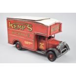 A Novelty Tinplate Biscuit Tin in the form of a Vintage Delivery Lorry, 33cm Long