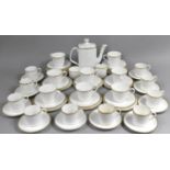 A Royal Doulton Gold Concord Coffee and Tea Service to comprise Eight Teacups, Ten Coffee Cans,