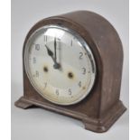 A Vintage Bakelite Mantle Clock by Enfield, 18cm high