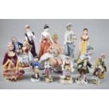 A Collection of Various Continental and Oriental Figural Ornaments