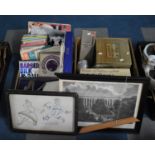 A Collection of Various Pictures and Prints, 45rpm Records, Fondue Set etc