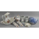 Six Pieces of Royal Winton Floral Decorated China together with Two Spode Fortuna Queensware Style
