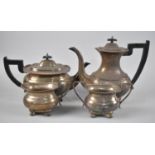 A Silver Plated Four Piece Tea Service by Viners of Sheffield