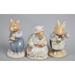 A Set of Three Royal Doulton Brambly Hedge Figures