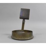 A Trench Art Matchbox Holder, Circular Base Formed from a 1916 Shell, In Need of Some Attention