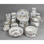 A Collection of Various Aynsley China to comprise Pembroke Garden Jug, Cash Pot, Vases, Cottage