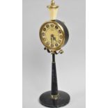 A 1950s Novelty Alarm Clock in the Form of a Lamp Post, Clockwork Movement, 20cms High