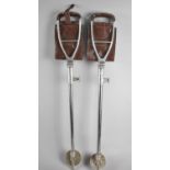 A Pair of Vintage Adjustable Shooting Sticks, The Crown Special