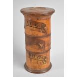A Late 19th Century Three Section Spice Tower, 17.5cms High