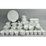 A Large Collection of Various White Glazed Ceramics to Comprise Teawares, Mask Head Jug, Coalport