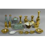 A Collection of Royal Winton Gilt and Lustre Wares to Comprise Butter Dish and Stand, Lidded Pot,