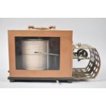 A Mid 20th Century Metal Cased Barograph by ON, 28cms Wide