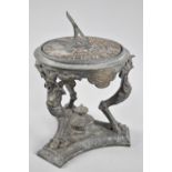 A French Bronze Petit Trepied (Small Tripod) Bronze Athenienne (A Small Decorative Stand in the Form