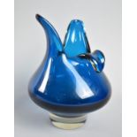 A Mid 20th Century "Evening Blue" Glass Vase Designed by Milan Metelak 1961 for Harrachov