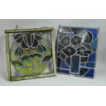 Two Stained Glass Panels