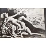 A Vintage Album of Monochrome Erotic Prints in the Classical Style