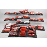 A Collection of Unboxed Diecast Fire Engine Vehicles