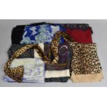 A Collection of Various Scarves to Comprise Richard Allan, Viyella etc