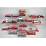 A Collection of Del Prado Fire Engine Diecast Toys, Still In Blister Packs