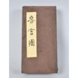 A Hinged Oriental Reproduction Erotic Book, 18cms High