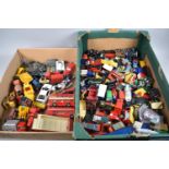 A Large Collection of Play Worn Loose Die Cast Toys