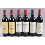 Six Bottles Red Wine to Include Châteaux Haut-Veyrac St Emilion, Two Bottles 2005 Blaissac Bordeaux,