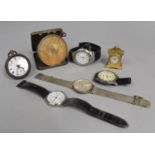 A Collection of Various Modern Wrist Watches Together with a Silver Cased Pocket Watch (Spares and