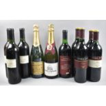A Mixed Selection of Red Wines and Sparkling Wines