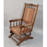 A Vintage American Rocking Chair