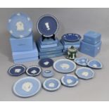 A Collection of Various Jasperware to comprise 13 Pieces of Wedgwood Examples, together with Various