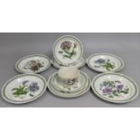 A Collection of Portmeirion Botanic Garden Dinner Wares to comprise Seven Large and One Small Plate,