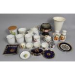 A Collection of Royal Worcester Evesham, Wood and Sons Teapot, Worcester Herbs Jar, Stafford Rose
