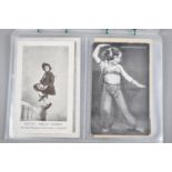 A Collection of 22 Postcards Depicting Circus Entertainers and Freakshow Attractions Etc