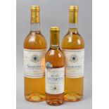 Two 75cl Bottles Sauternes and 35ml Bottle