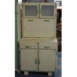 A 1950's Kitchen Cabinet by Fortress Kitchen Furniture, 80cm wide