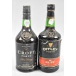 Two Bottles of Port to Comprise Croft Fine Tawny and Offley Ruby