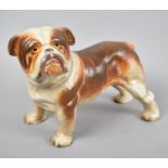 A Heavy Cast Iron Door Stop in the Form of a Bulldog, 21cms Wide