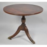 A Mid 20th Century Mahogany Circular Occasional Table, Top requires Re-staining, 61cms Diameter