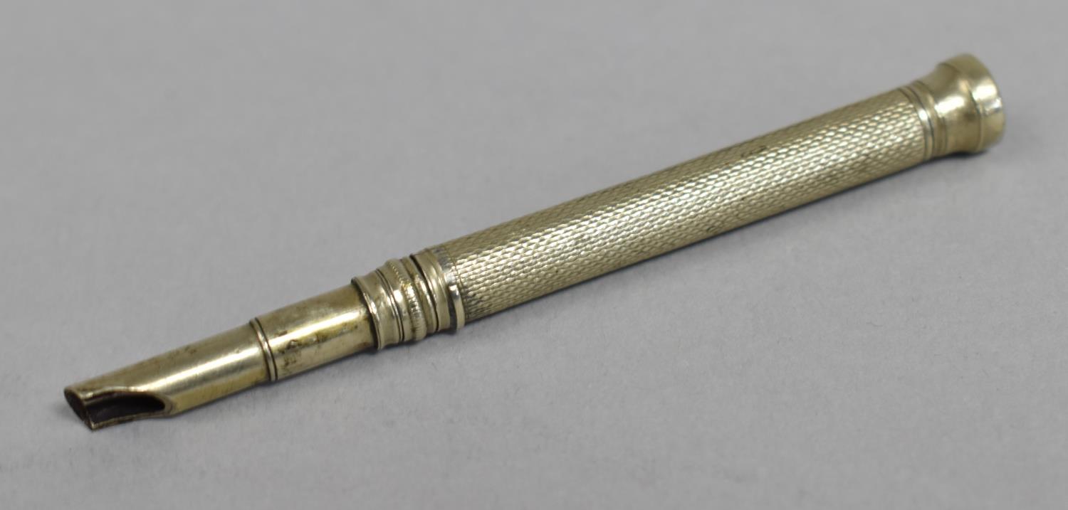 A Late Victorian/Edwardian Dual Pencil and Pen with Small Intaglio End, 8cms long - Image 2 of 3