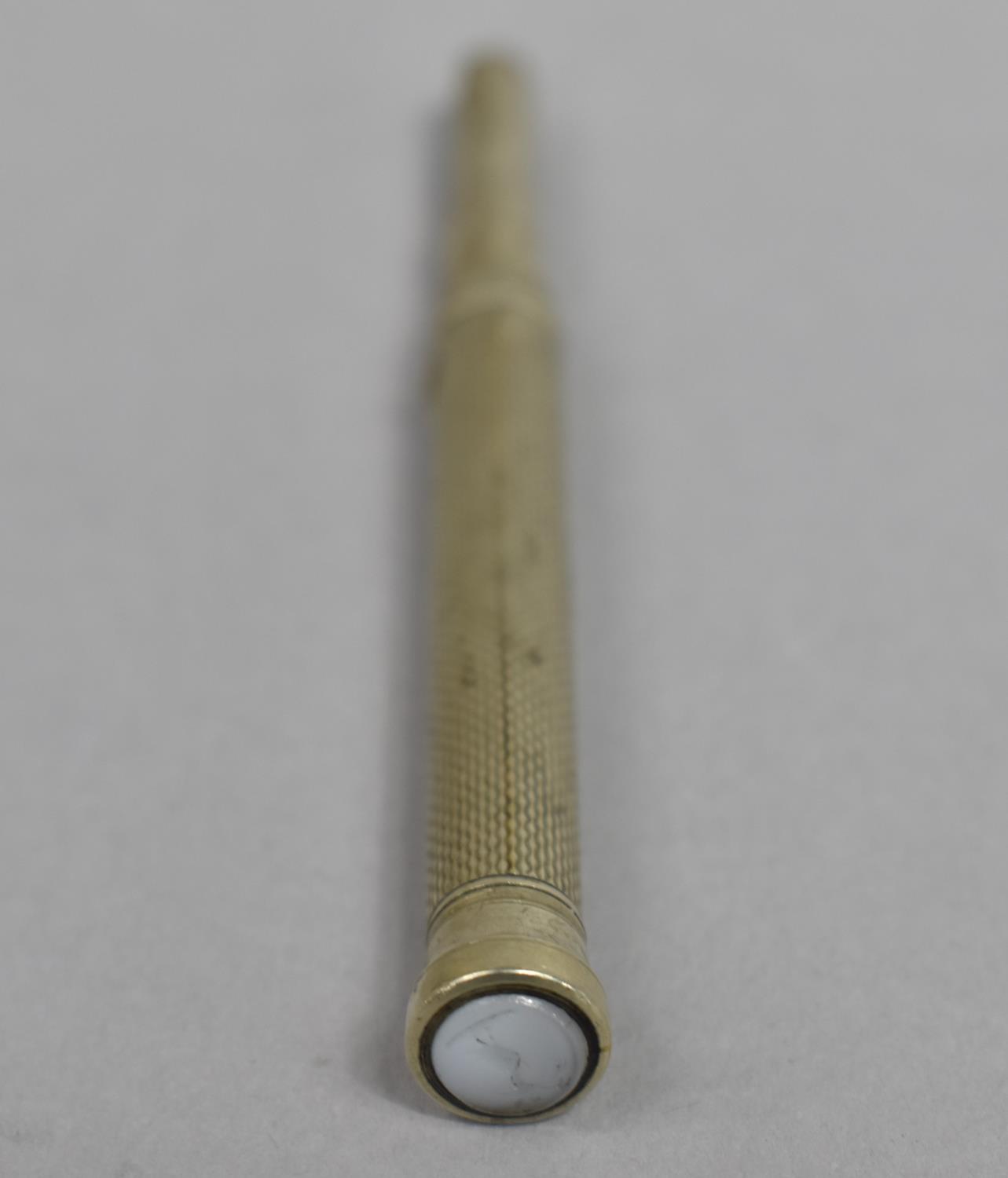 A Late Victorian/Edwardian Dual Pencil and Pen with Small Intaglio End, 8cms long - Image 3 of 3