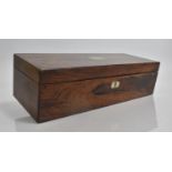 A 19th Century Rosewood Box Containing Drawing Instrument by WH Harling, 40 Hatton Court, London.