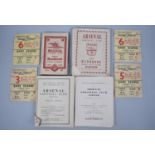 Four 1940's-50's Arsenal Football Club Handbooks, 1x1948-9, 2x1949-50, 1x1953-4, together with 4