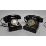 Two Vintage Bakelite Telephones