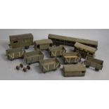 A Collection of O Gauge Scratch Built Goods Wagons and Carriage Together with a Bowman Models