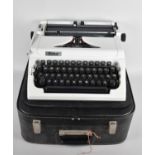 A 1970's Cased Manual Portable Typewriter, Erika