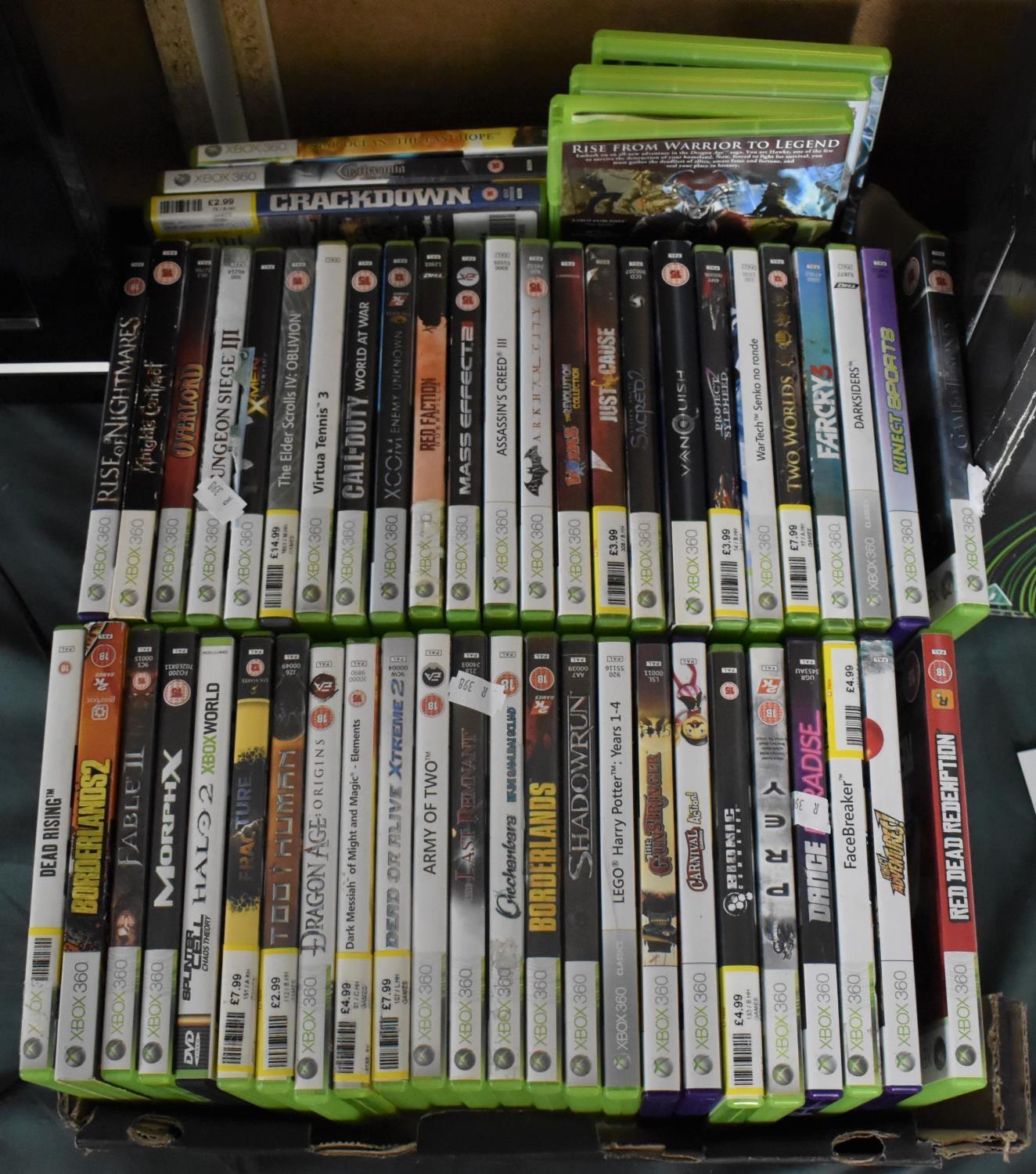 A Large Quantity of Xbox 360 Games