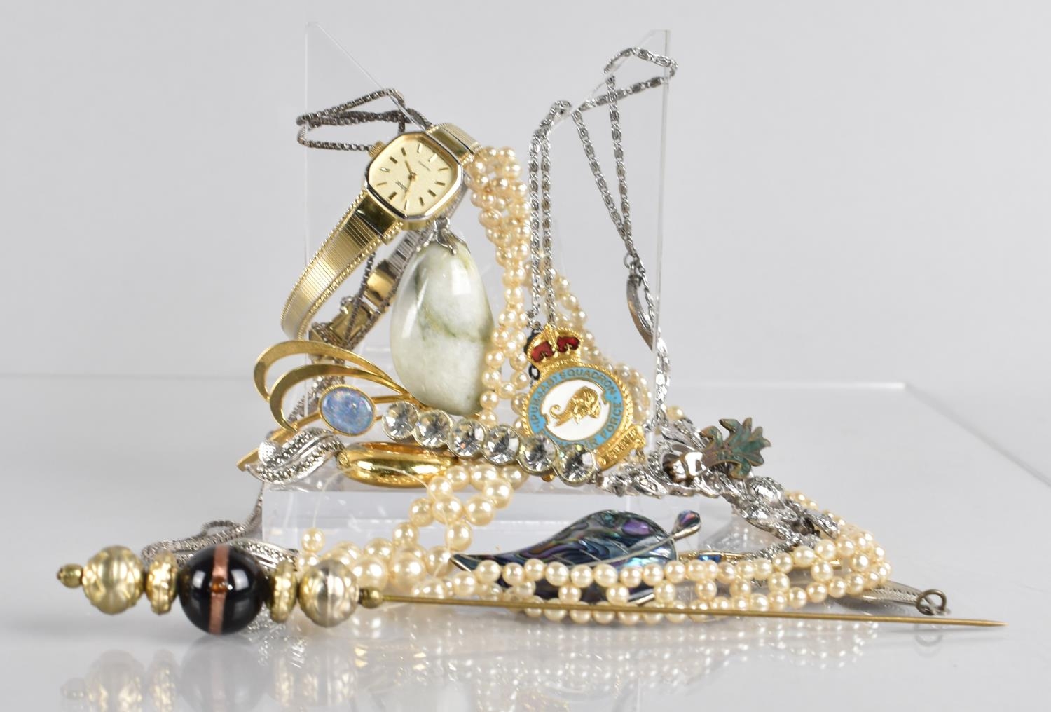 A Collection of Various Vintage and Later Costume Jewellery to include Marcasite Suite comprising