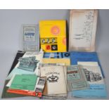 A Collection of Various Vintage Printed Ephemera Relating to Engineering Lathes, Tools, Machines Etc