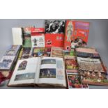 A Collection of Various Football Ephemera to comprise Football Programmes, Magazines, Videos Etc
