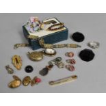 A Collection of Various Vintage Period and Later Costume Jewellery to include Elephant Charm,